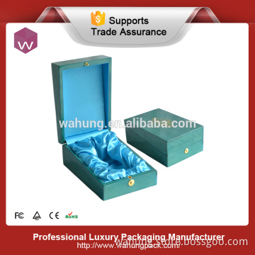 Blue color luxury wooden gift boxes for perfume (WH-1952)